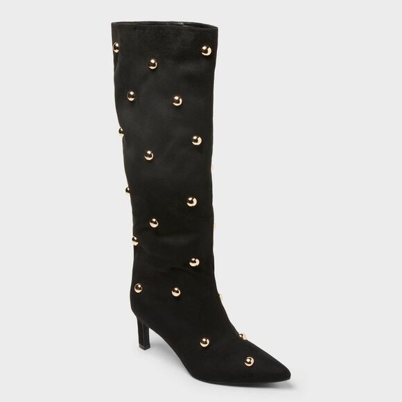 A New Day Shoes - Women’s Justice Boots with Memory Foam Insole – A New Day Jet Black 7.5WC